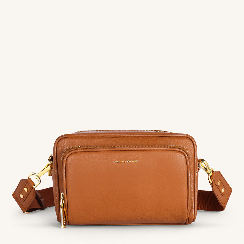 Mira & Moss Lucienne Crossbody Bag - Tan