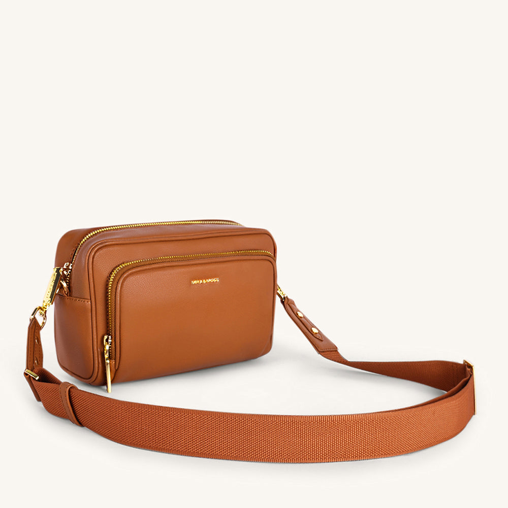Mira & Moss Lucienne Crossbody Bag - Tan