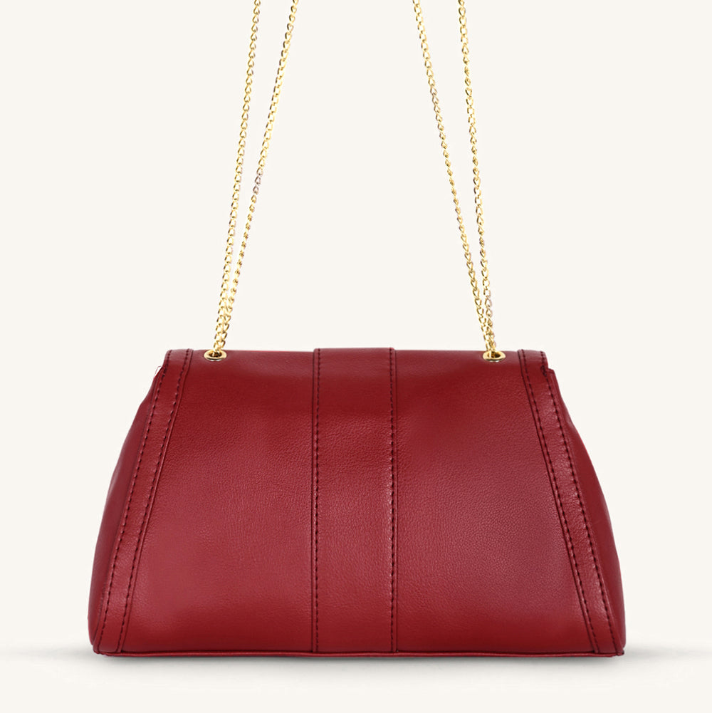 Mira & Moss Adrienne Crossbody Bag - Garnet Red