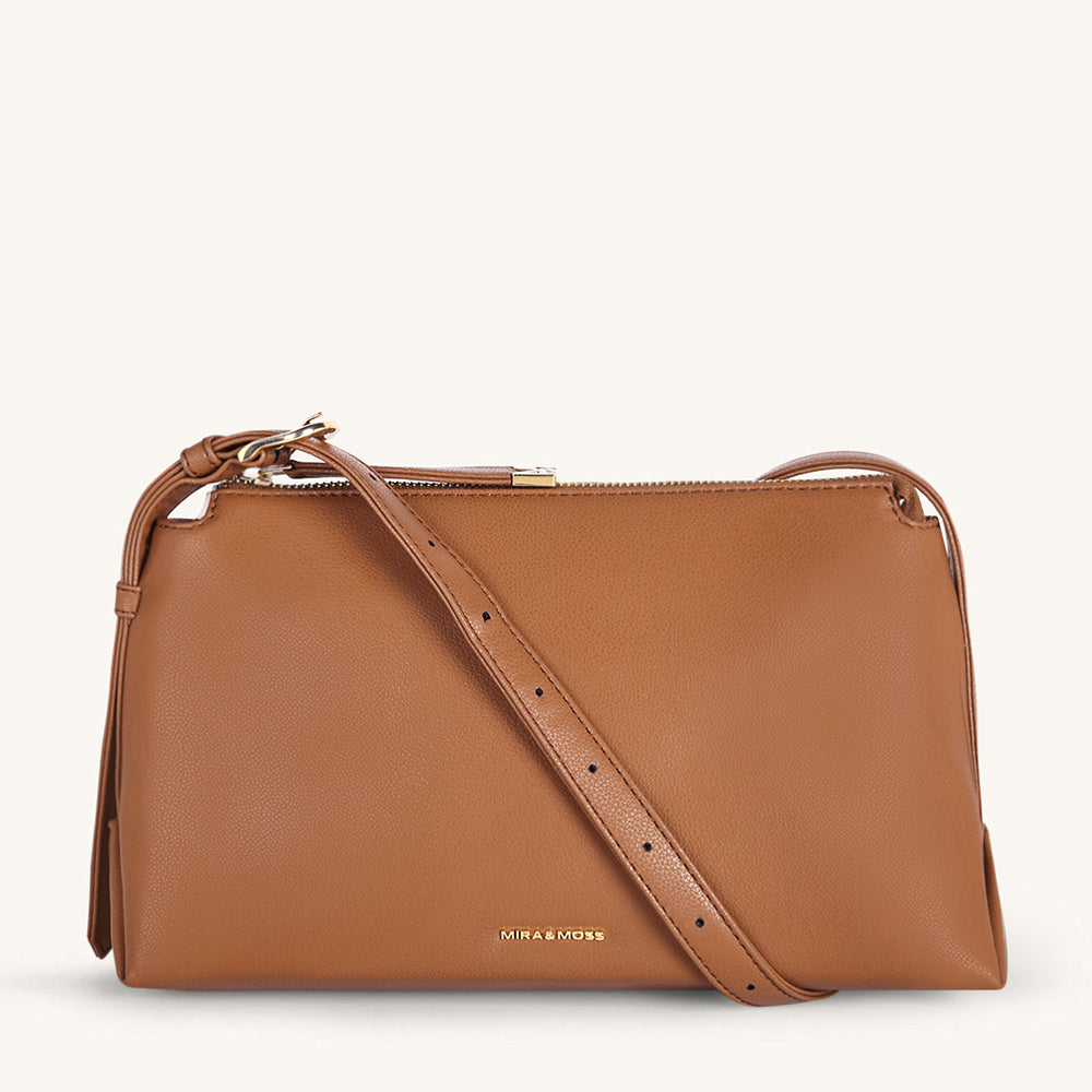 Mira & Moss Audrey Crossbody Bag - Tan