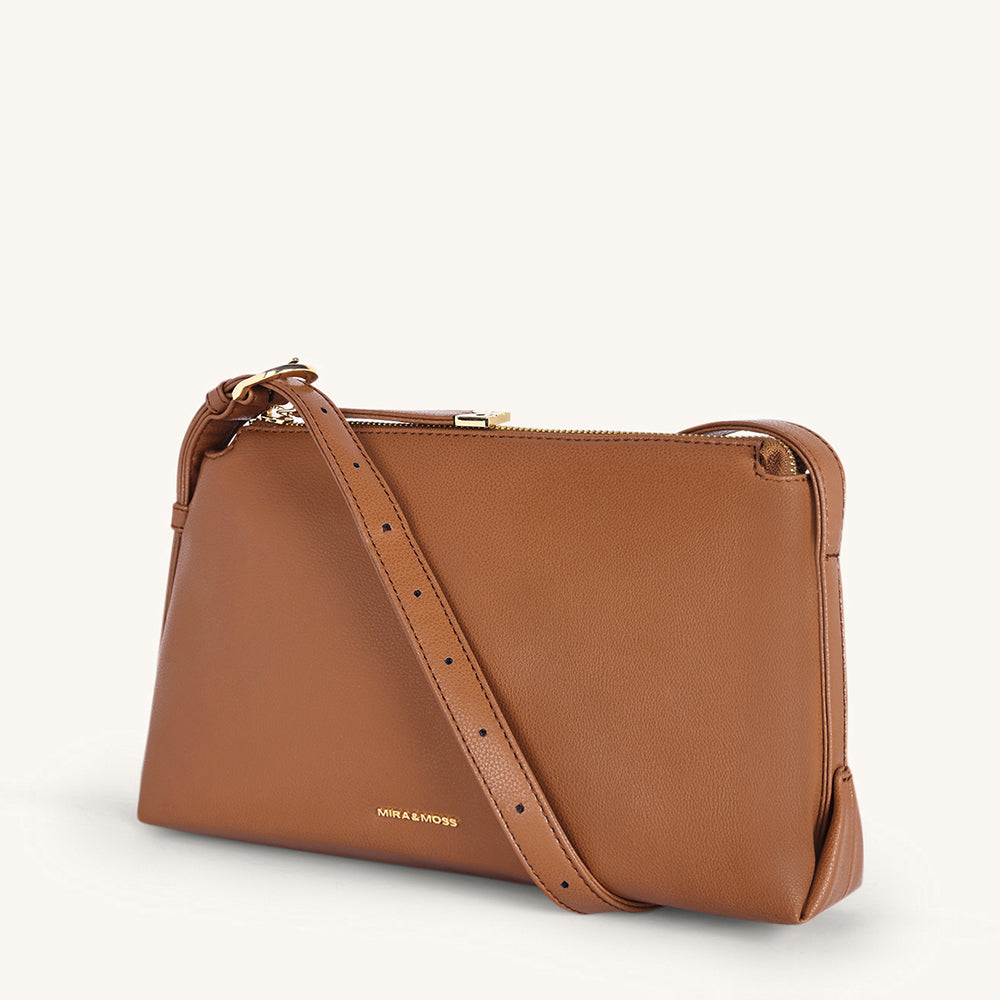 Mira & Moss Audrey Crossbody Bag - Tan
