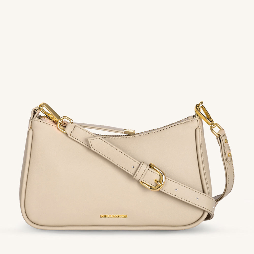 Mira & Moss Madisson Crossbody Bag - Light Taupe