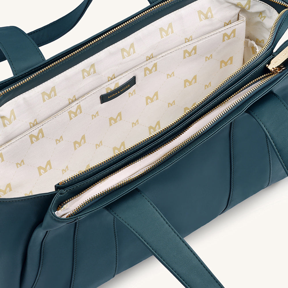 Mira & Moss Victoria Tote Bag - Pine Teal