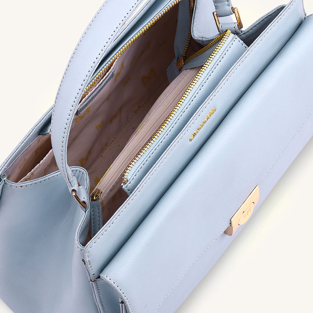 Mira & Moss Beverly Crossbody Bag - Ice Blue