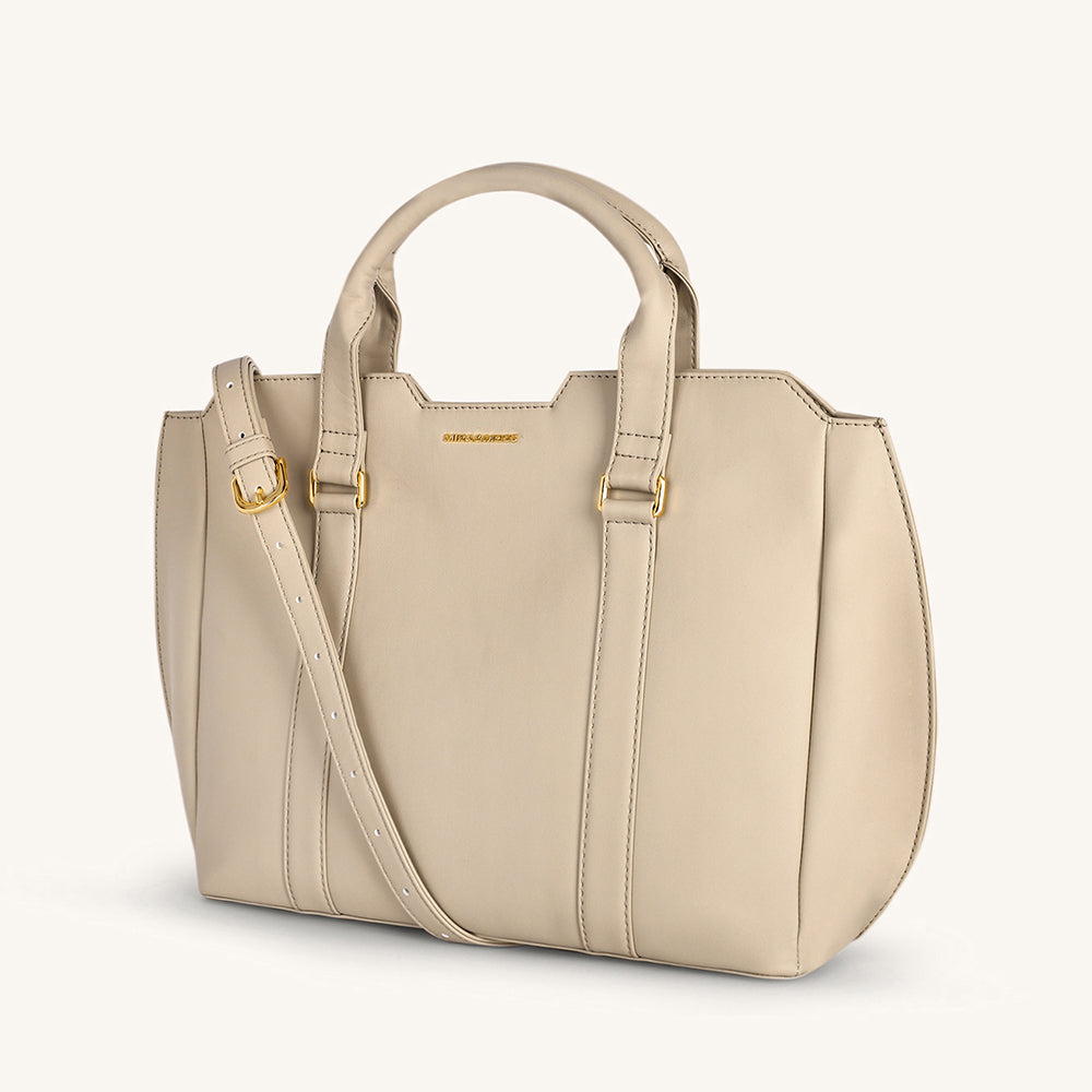 Mira & Moss Sabine Crossbody Bag - Light Taupe
