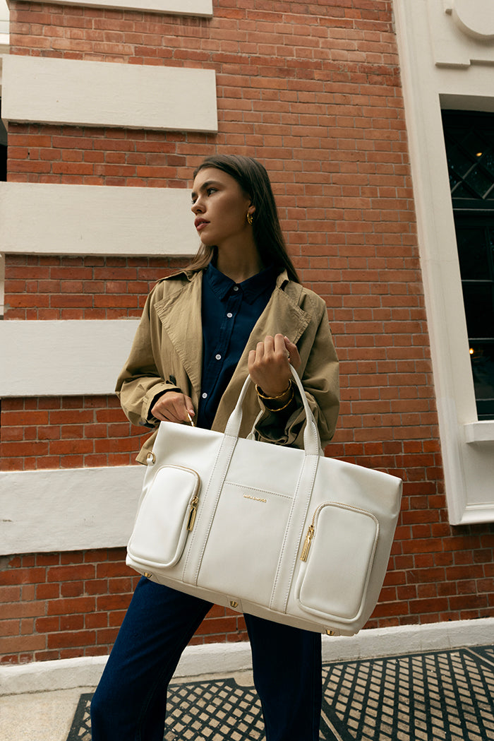 Mira & Moss Mova Duffel - Ivory