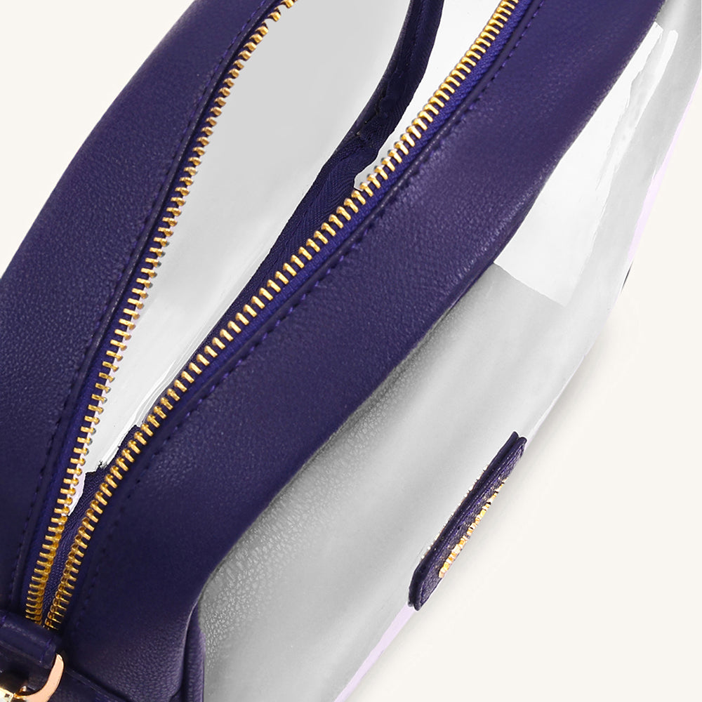 Mira & Moss Cleo Clear Bag - Future Dusk