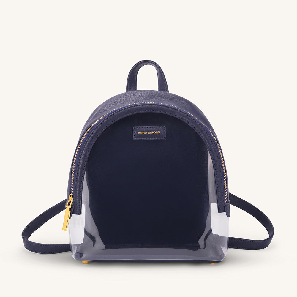 Mira & Moss Francine Clear Backpack - Future Dusk