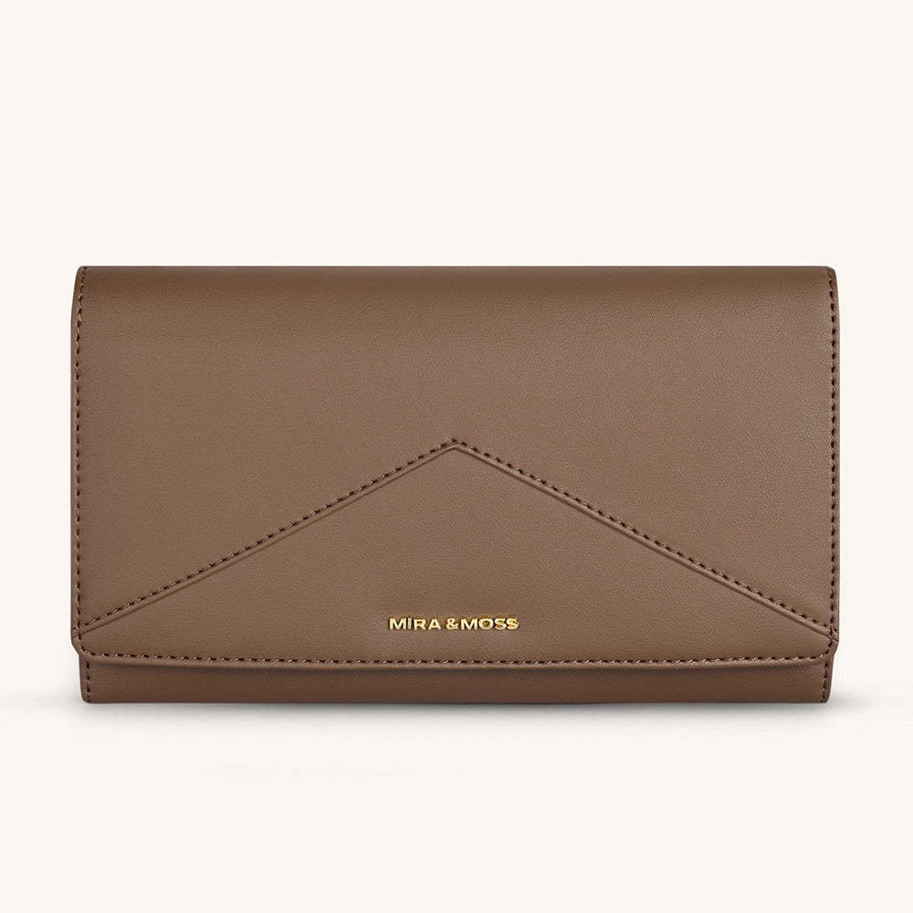 Mira & Moss Napa Long Wallet - Chocolate Latte