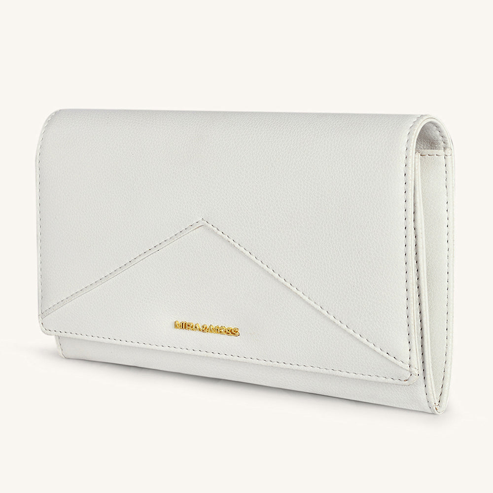 Mira & Moss Napa Long Wallet - Ivory
