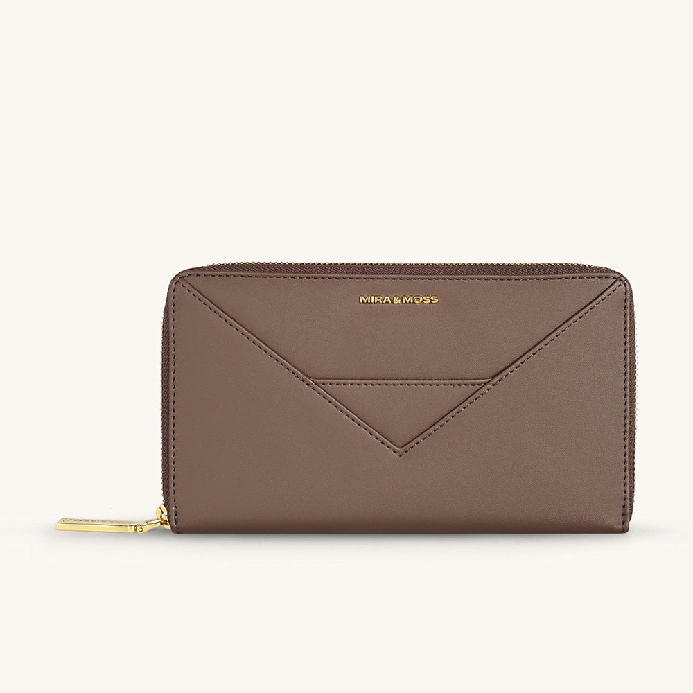 Mira & Moss Corrine Long Wallet - Chocolate Latte