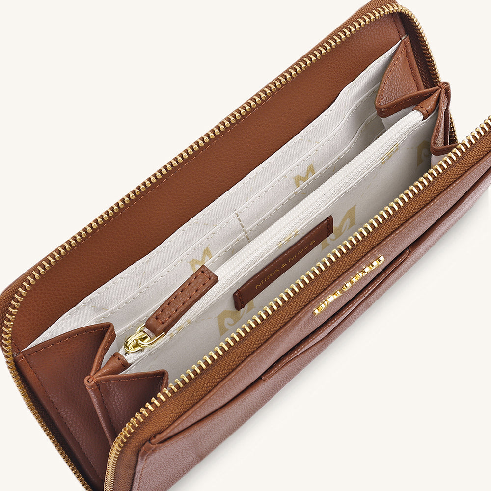 Corrine Long Wallet - Tan