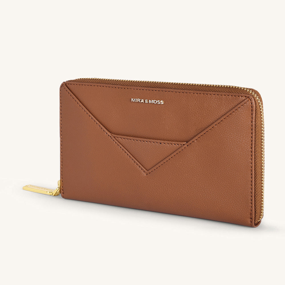 Corrine Long Wallet - Tan