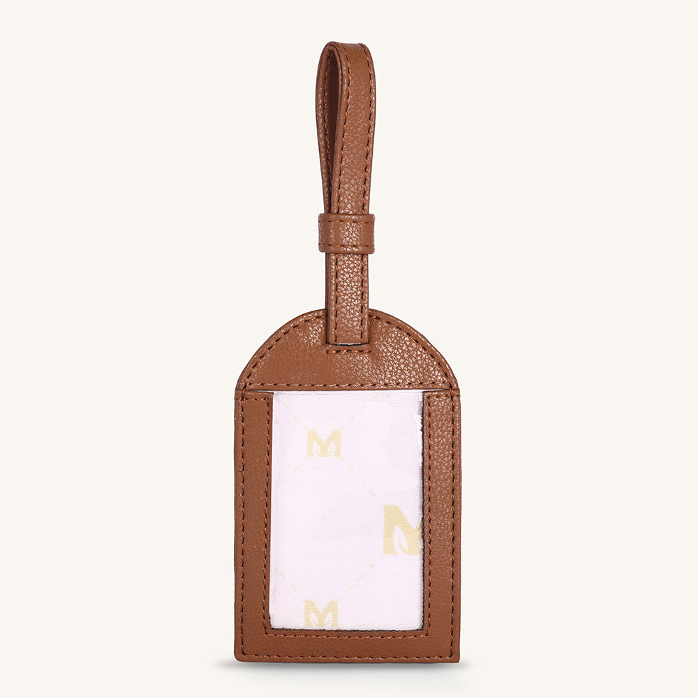 Alexis Travel Tag - Tan