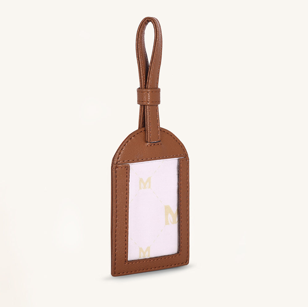 Alexis Travel Tag - Tan