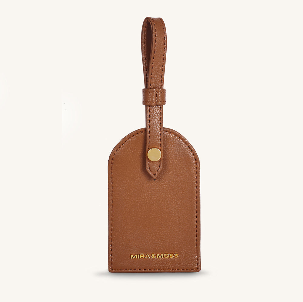 Alexis Travel Tag - Tan
