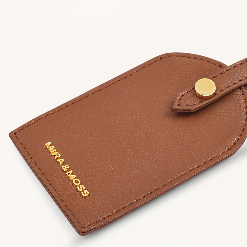 Alexis Travel Tag - Tan