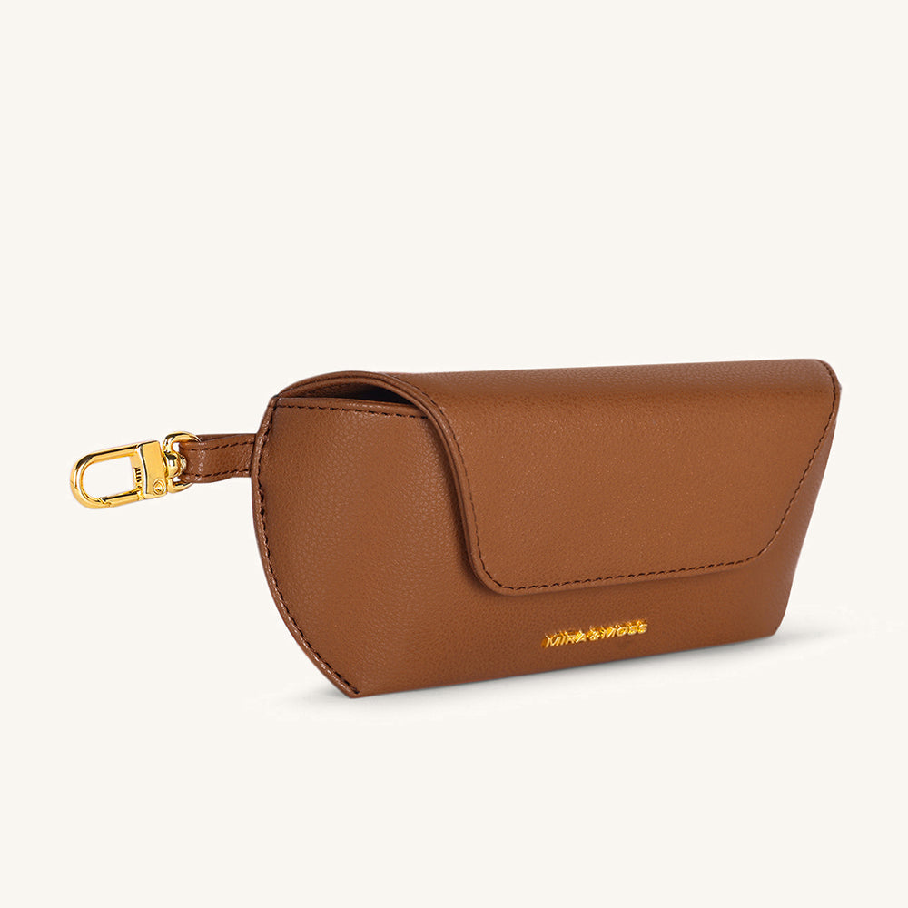 Olivia Eyewear Case - Tan