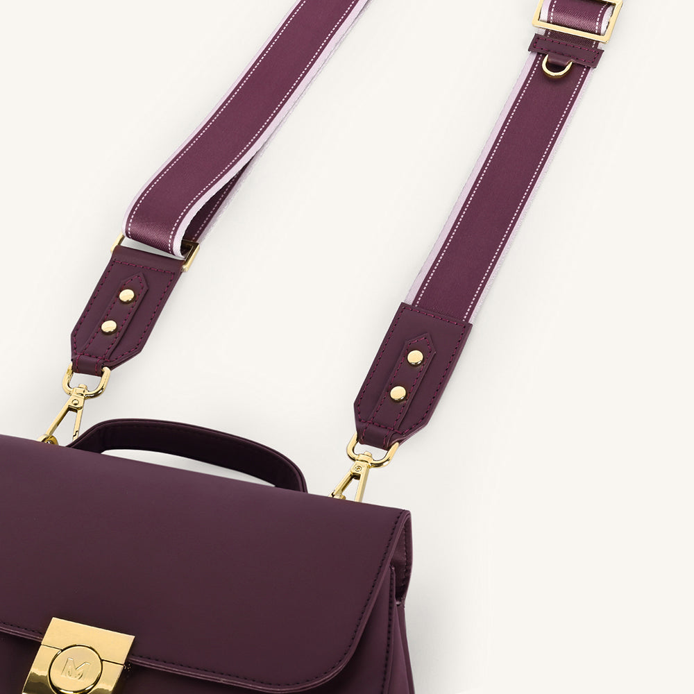 Marissa Coordinate Bag Strap - Plum