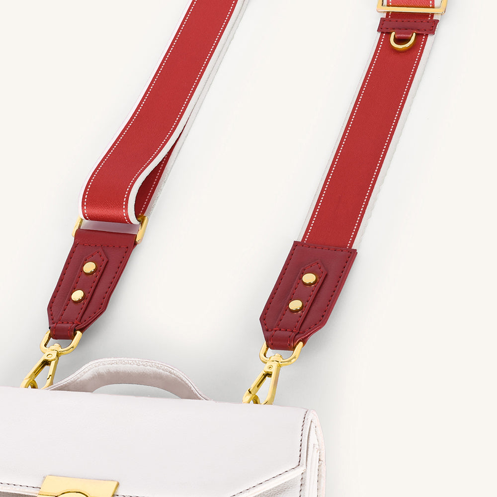 Marissa Coordinate Bag Strap - Scarlet
