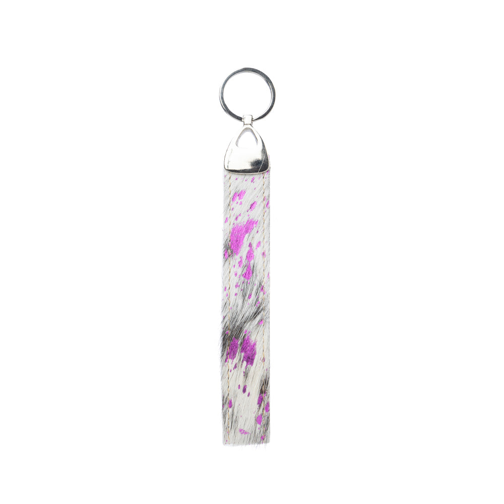 Purple Passion Key Fob In White