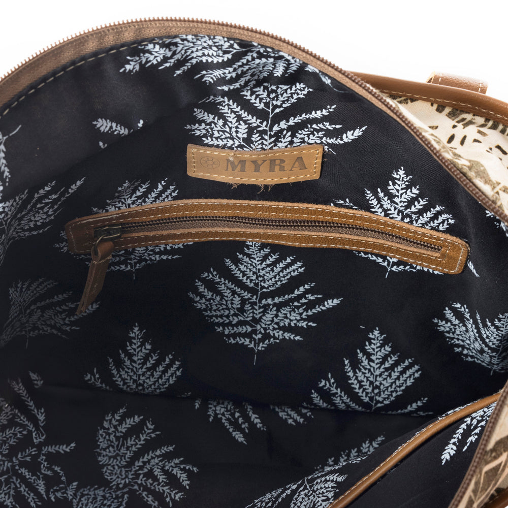 Mesa Flight Tote Bag In Brown & Gray