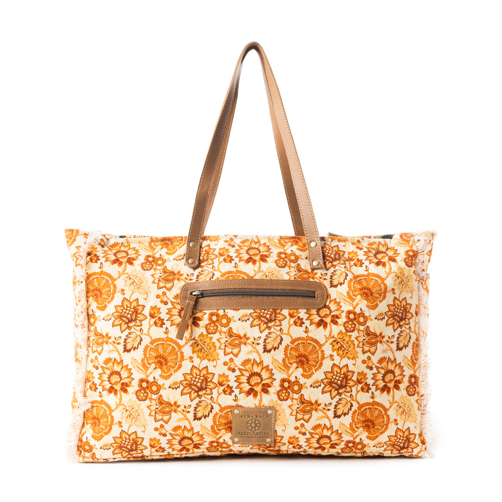 Delft Garden Weekender In Yellow & Red