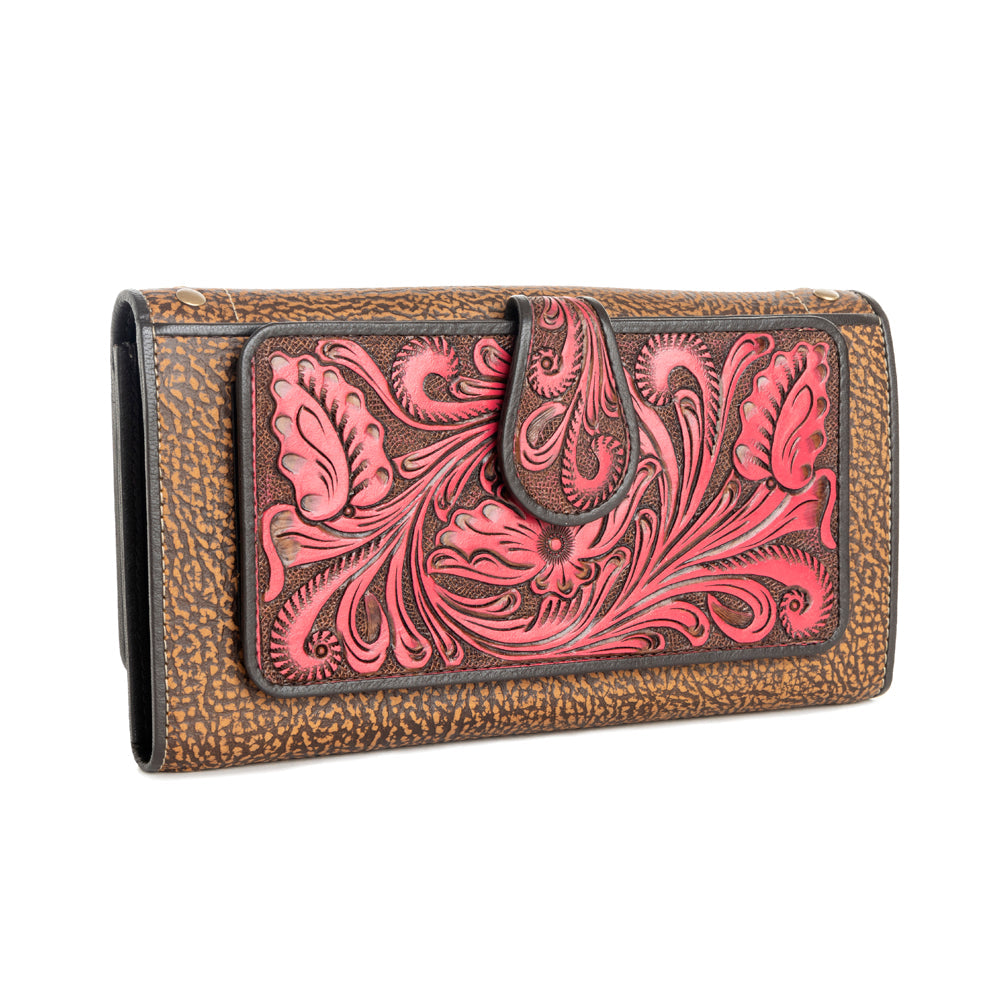 Danohue Peak Wallet in Crimson