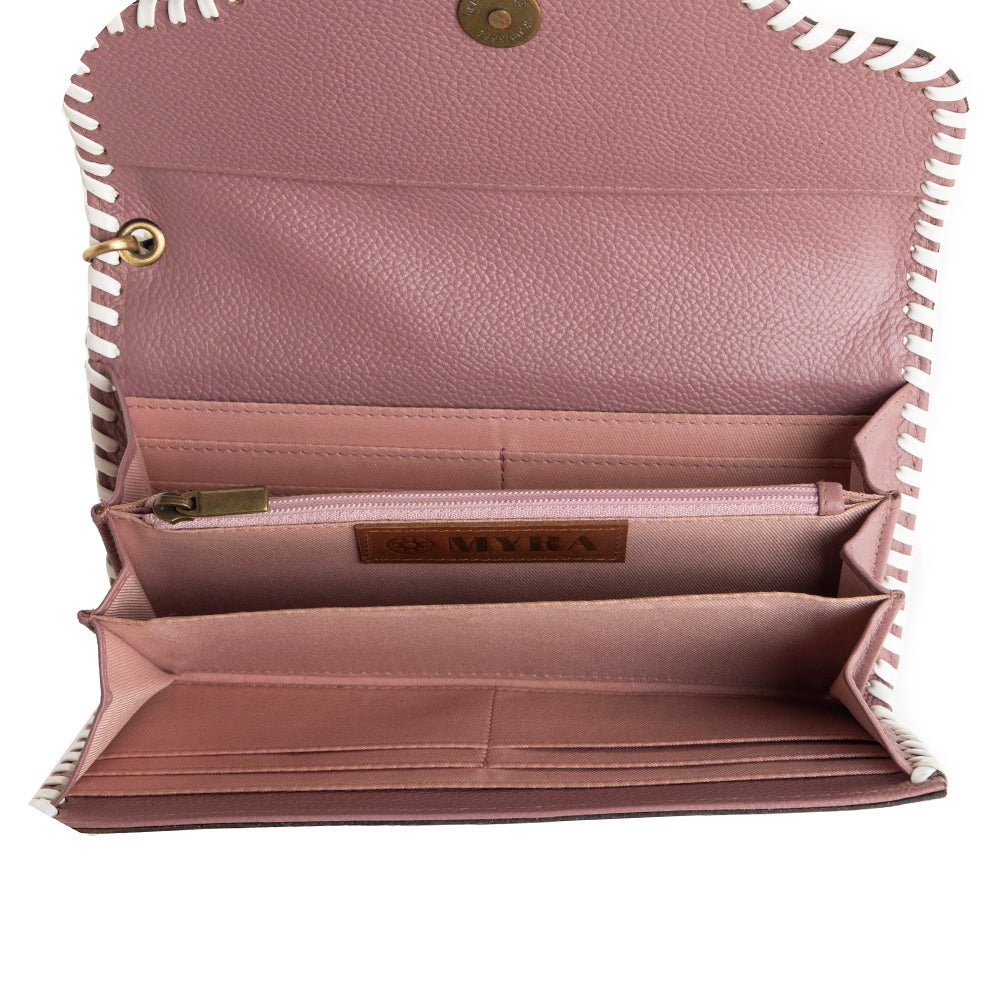 Desert Roses Wallet in Crimson