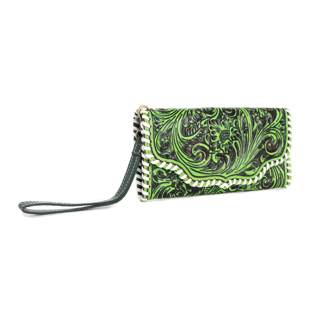 Desert Roses Wallet in Crimson