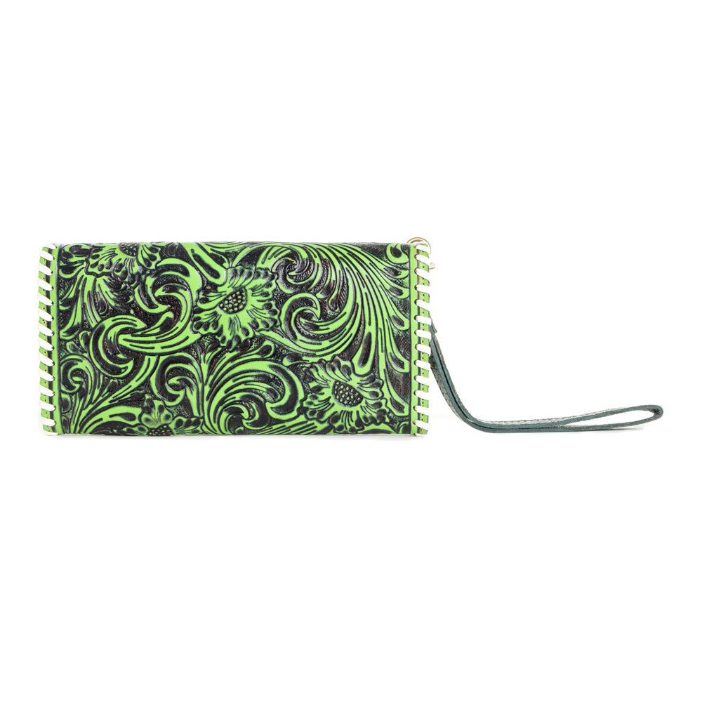 Desert Roses Wallet in Crimson