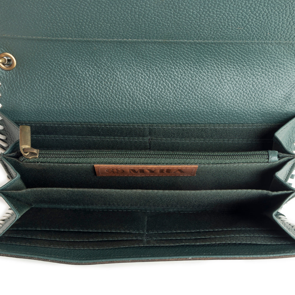 Desert Roses Wallet in Crimson