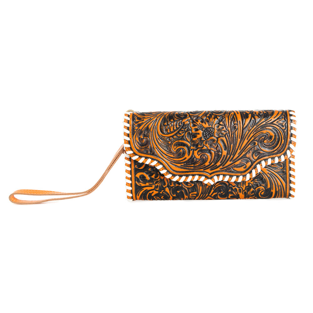 Desert Roses Wallet in Crimson