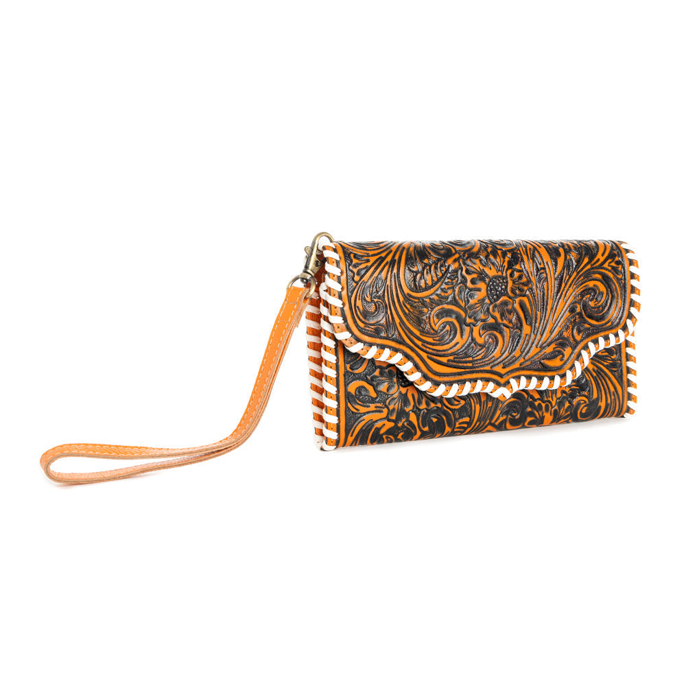 Desert Roses Wallet in Crimson
