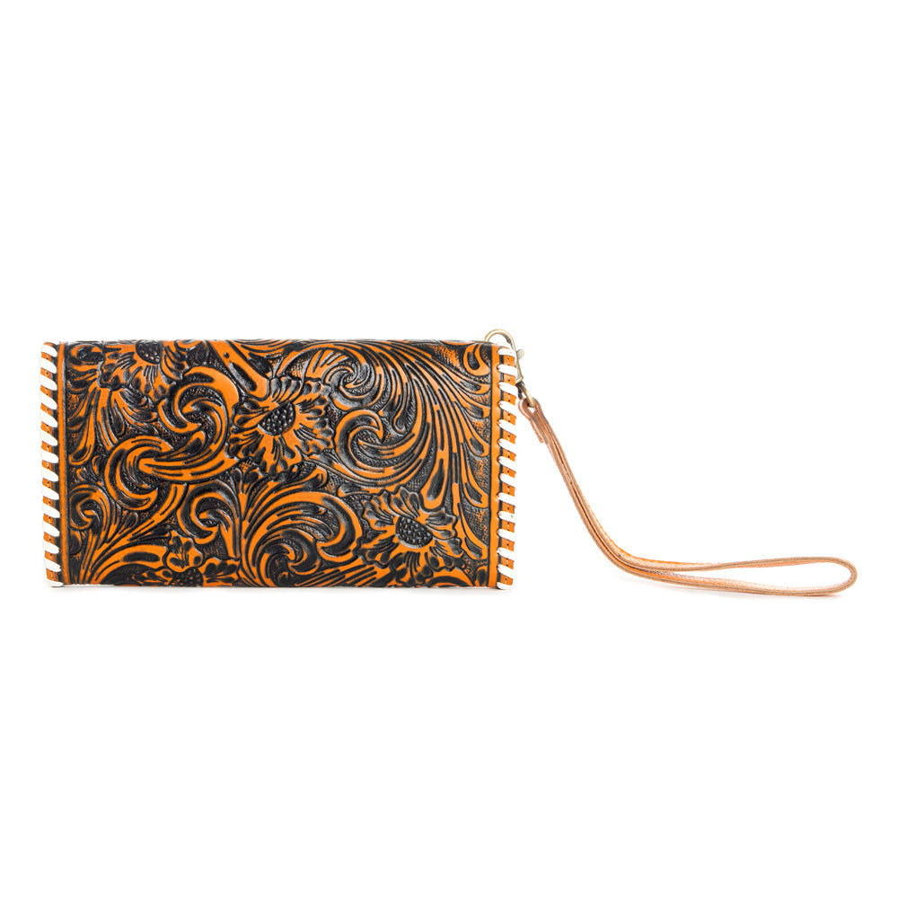 Desert Roses Wallet in Crimson