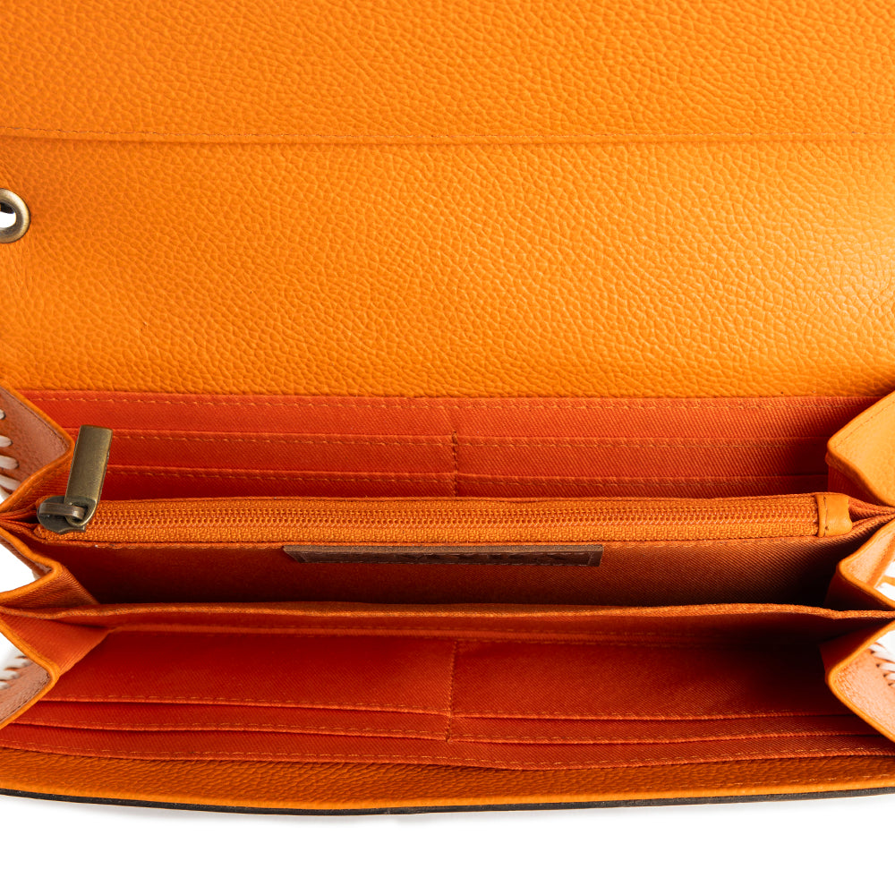 Desert Roses Wallet in Crimson