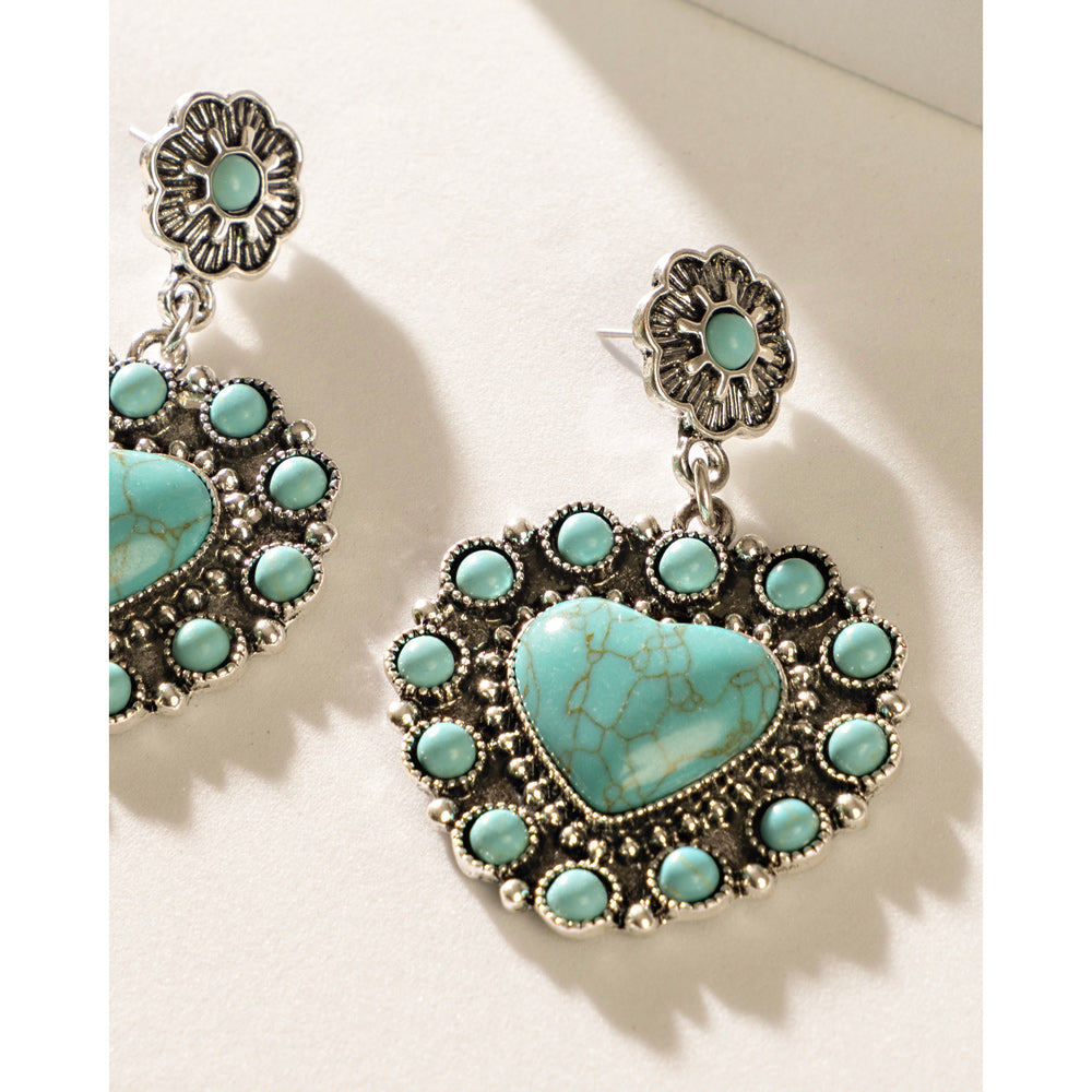 Placid Heart Earrings