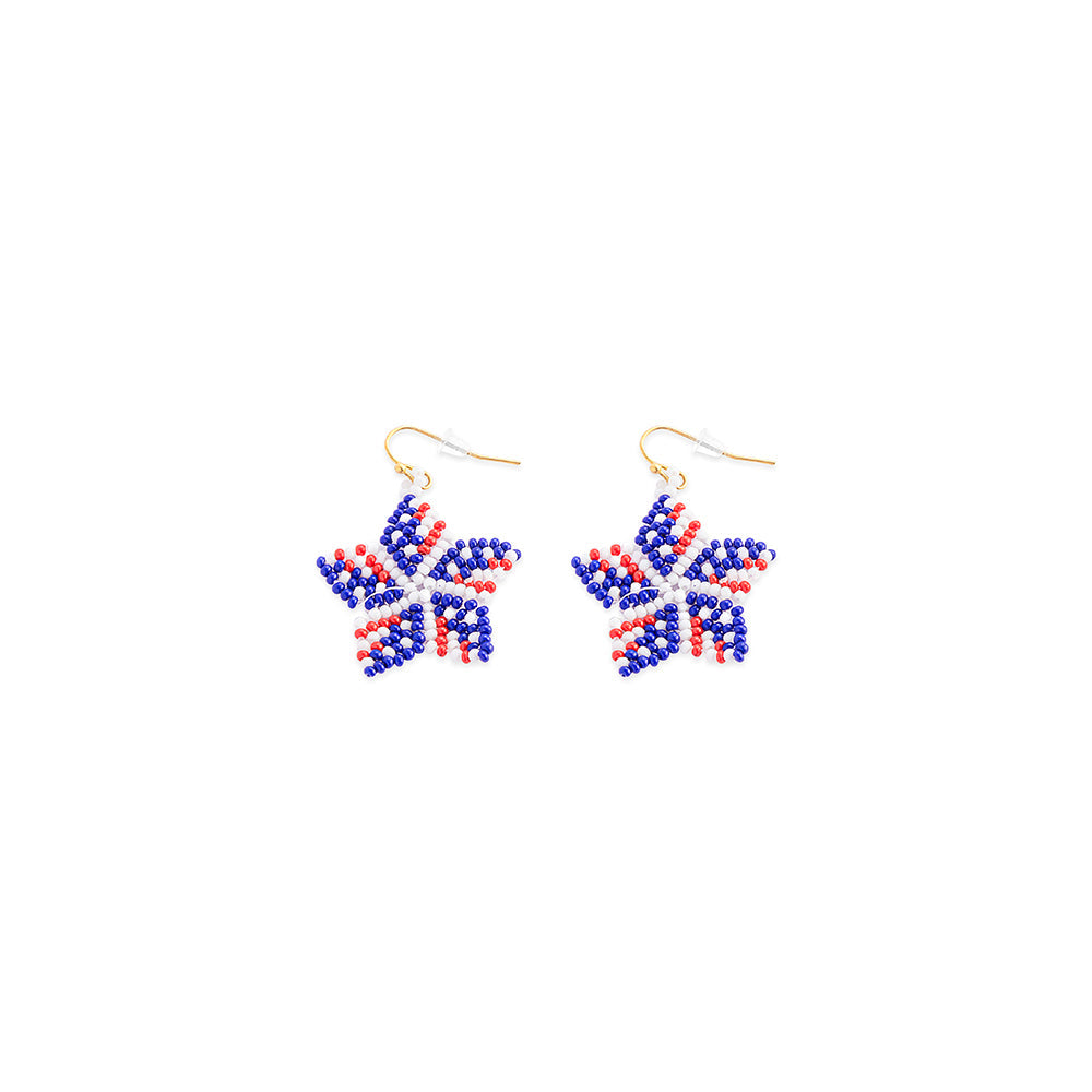 Stars n' Stars Beaded Earrings