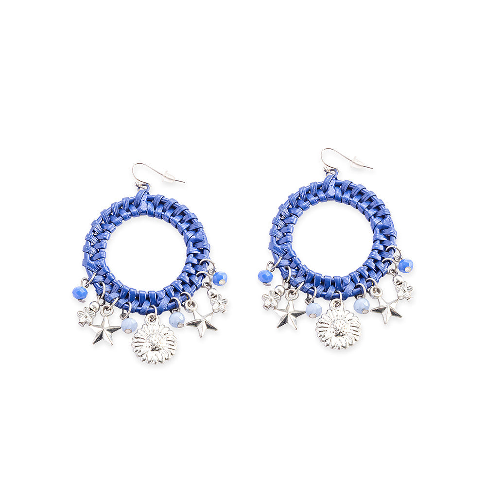 Round Sky Stream Earrings