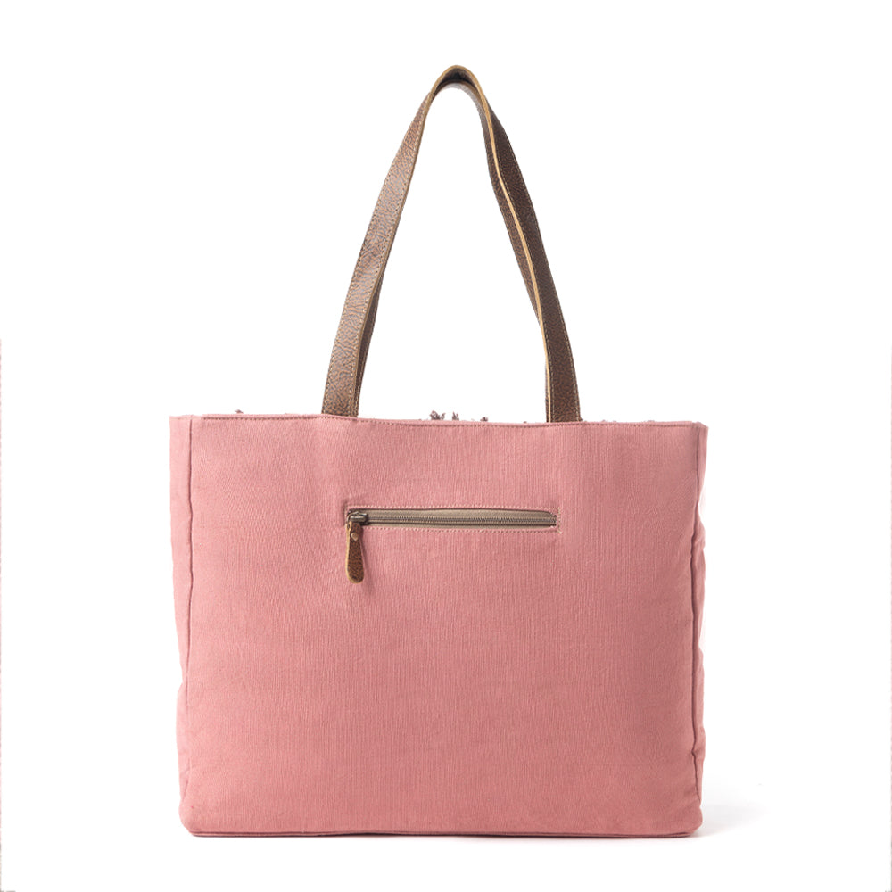 Desert Lace & Fringe Weekender Bag