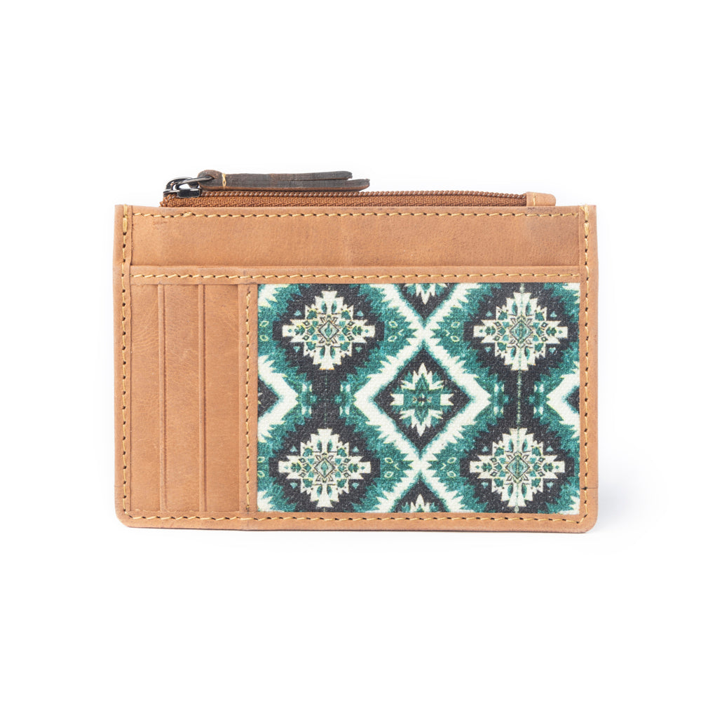 Desert Diamond Credit Card Holder In Green