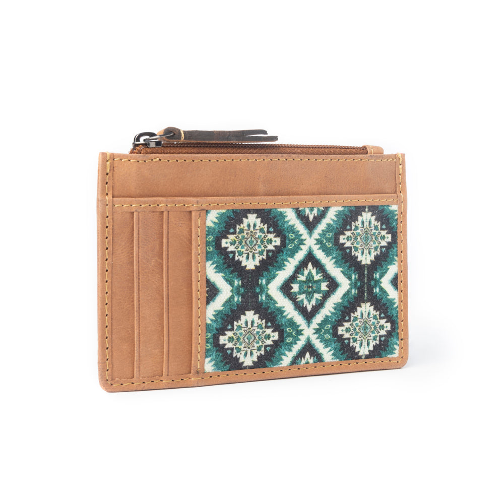 Desert Diamond Credit Card Holder In Green