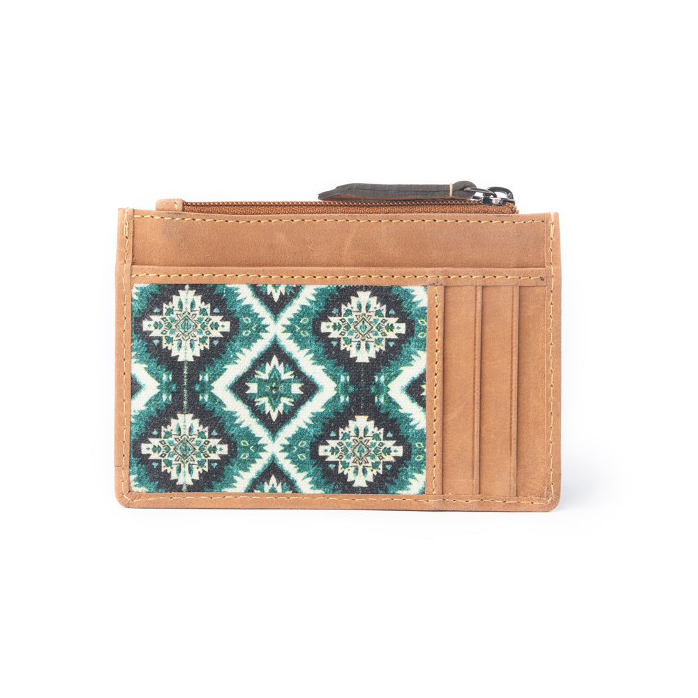 Desert Diamond Credit Card Holder In Green
