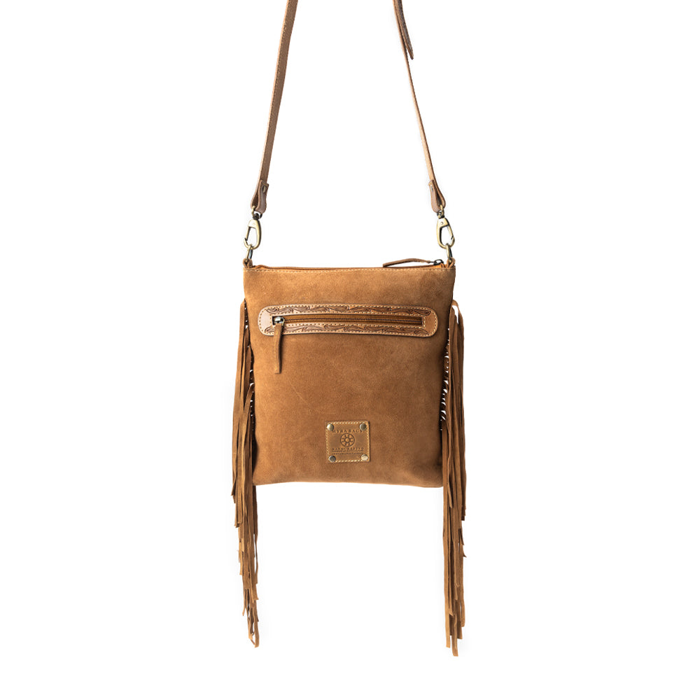Western Meadows Crossbody Bag In Dark Brown