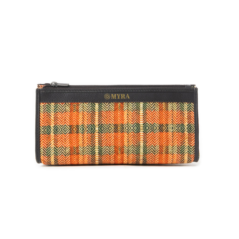 Buena Mia Multi-Pouch Bag In Black & Orange