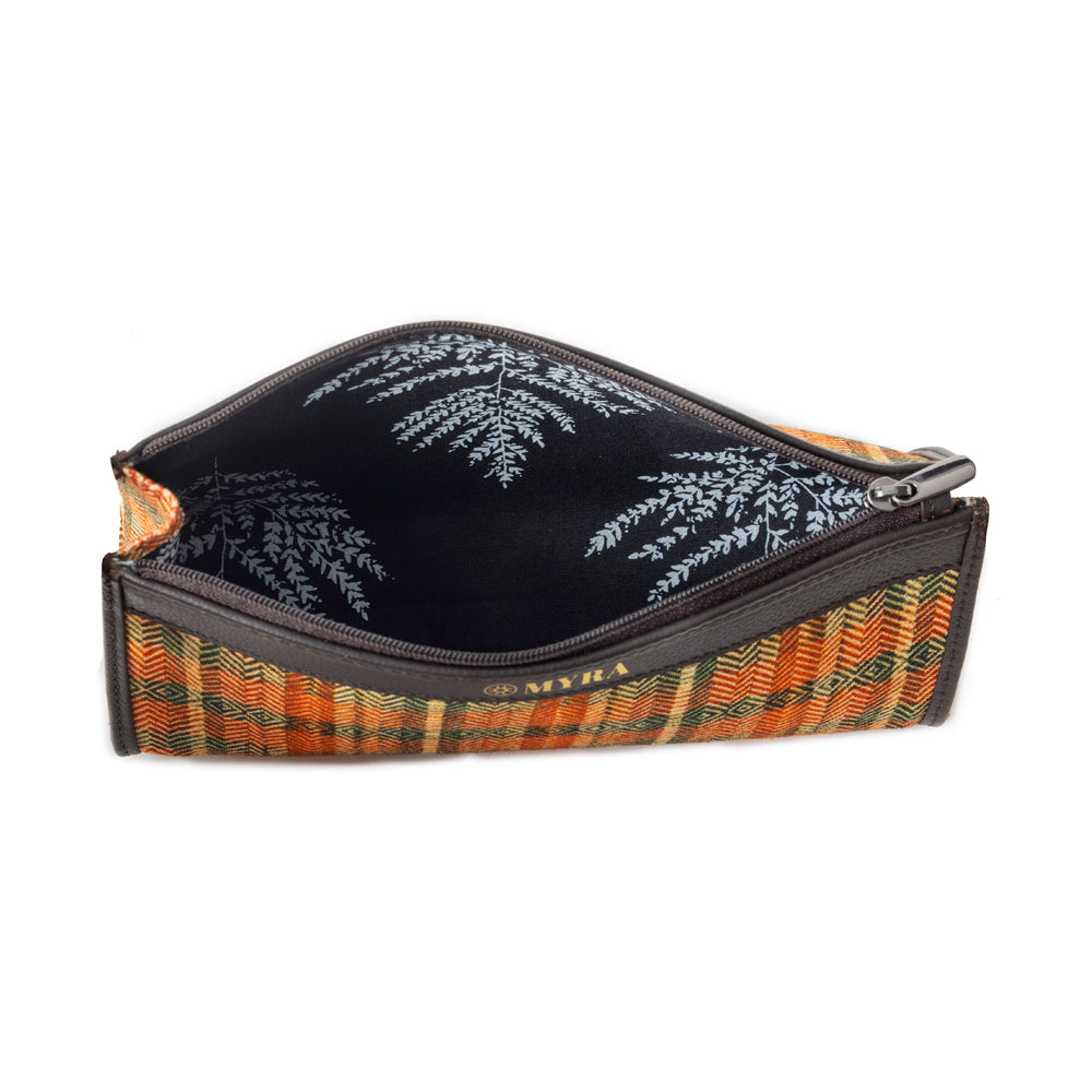 Buena Mia Multi-Pouch Bag In Black & Orange