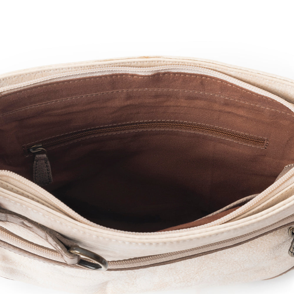 Byanna Trails Crossbody Bag In Off White