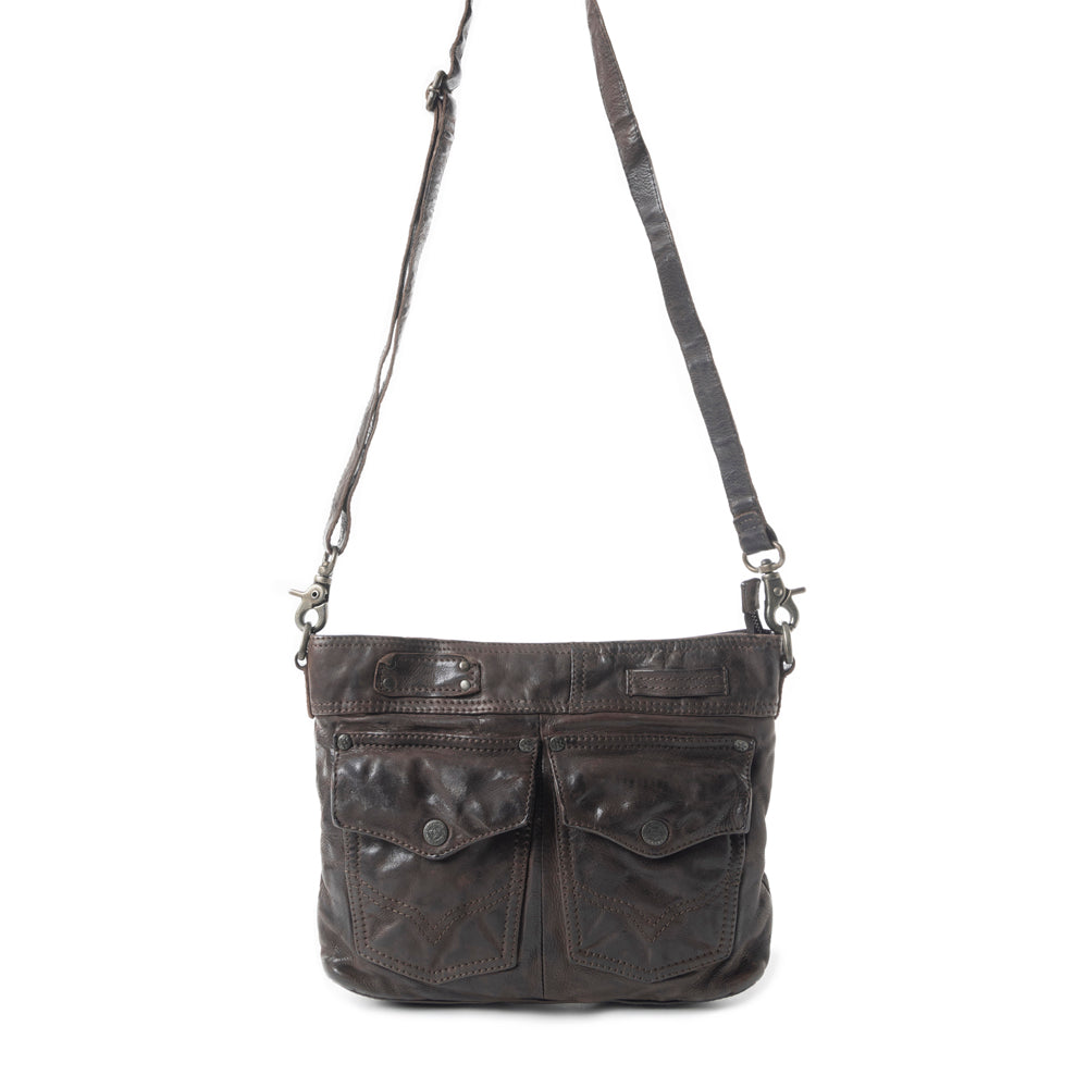 Range Rider Pocket Shoulder Bag In Black