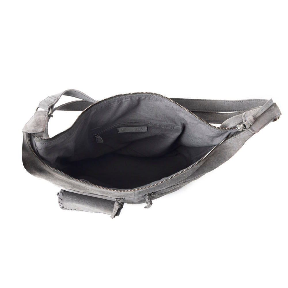 Smoky Trailhead Shoulder Bag In Gray