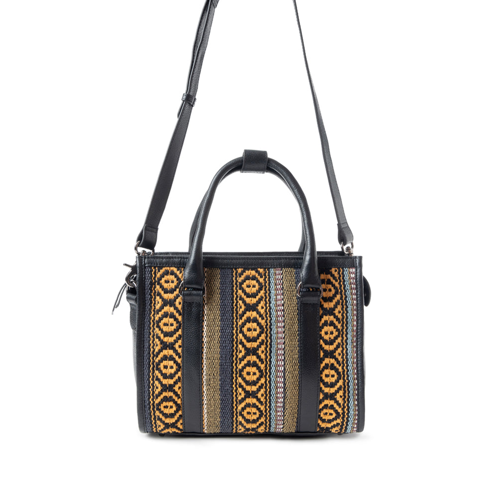 Nuevas Vistas Crossbody Bag In Black and Yellow
